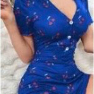 Cherry Print Button Down Romper Pajamas